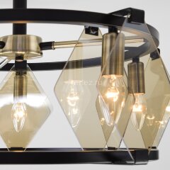 Потолочная люстра Eurosvet 60116/5 черный