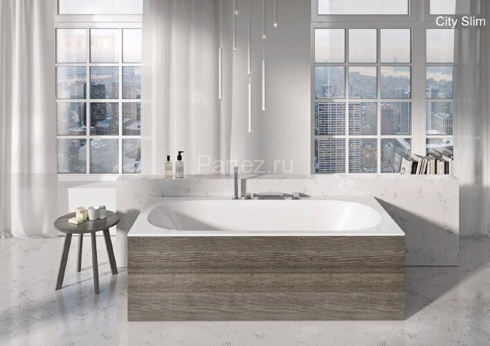 Ванна акриловая Ravak CITY SLIM 180х80 белая