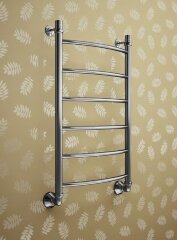 Полотенцесушитель водяной Маргроид Лесенка &quot;Вид 4&quot; без полки 80х50 (комплект), хром