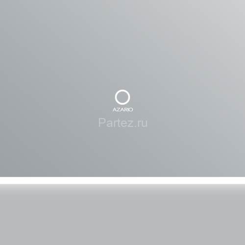 Зеркало AZARIO Glory 1000х600 с подсветкой, сенсорный выключатель с функцией диммера (AZ-Z-018CS)