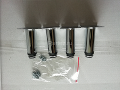 Ножки к тумбе Loranto Стиль 40, круглые, хром, 4шт. (CS00036183)