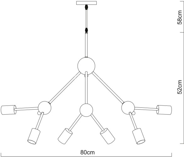 Подвесная люстра Arte Lamp A3064SP-12WH