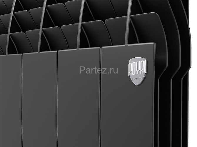 Радиатор Royal Thermo BiLiner 350 /Noir Sable VR - 8 секц.