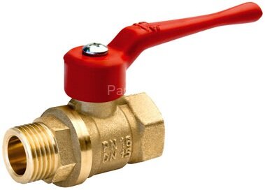 Кран шаровой 11Б27П1 Dу25 в-н рыч. (Боларм)