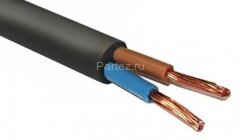 Провод ПВС 2х1.5 Ч (бухта) (м) Альгиз К ФР-00000431