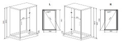Timo Premium PURO душевая кабина (90*120*220), шт