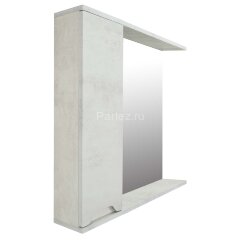 Зеркало-шкаф Loranto Florena 70 700х135х600 левый, светлый бетон (CS00086986)