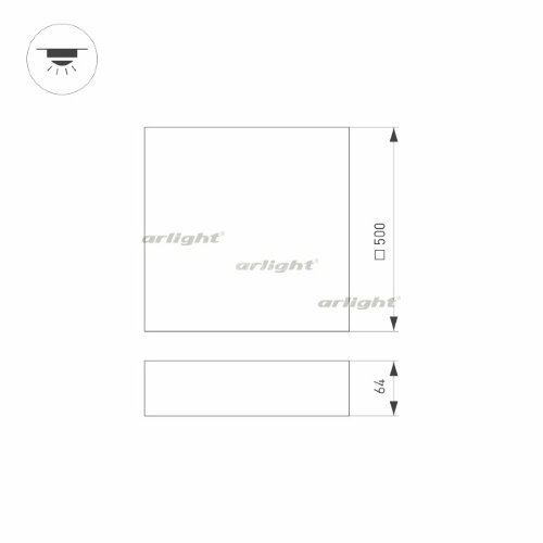 Потолочный светильник Arlight 034802