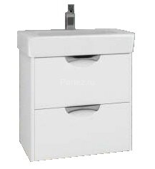 Тумба под раковину AQUATON СИЛЬВА 60 напольная, Дуб Полярный (1A211801SIW70)