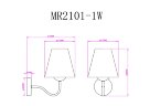Бра MyFar MR2101-1W