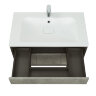 Тумба под раковину AQUATON Уэльс 80 NEW, подвесная, графит (1A267901WA6A0)