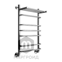 Полотенцесушитель водяной Маргроид Лесенка &quot;Вид 9&quot; с полкой 80х50 (комплект), хром