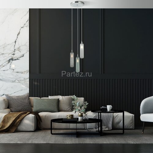 Подвесной светильник Eurosvet 50252/3 хром