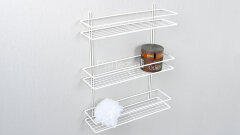 Полка корзина Fixsen трехэтажная, белый (FX-730W-3)