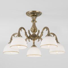 Потолочная люстра Eurosvet 60106/5 античная бронза