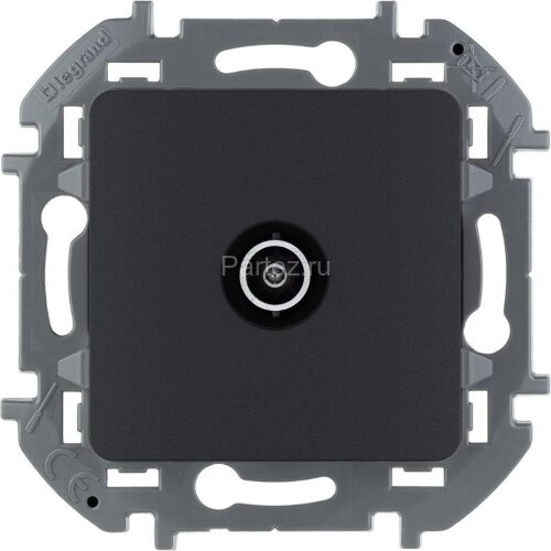 Розетка телевизионная оконечная TV Inspiria 10дБ 5-862мГц механизм антрацит Leg 673873