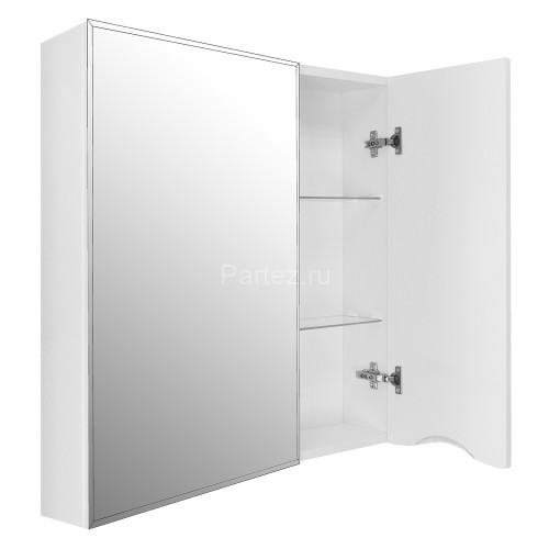 Зеркало-шкаф Loranto Santorini 60 600х140х700 правый, белый (CS00086966)