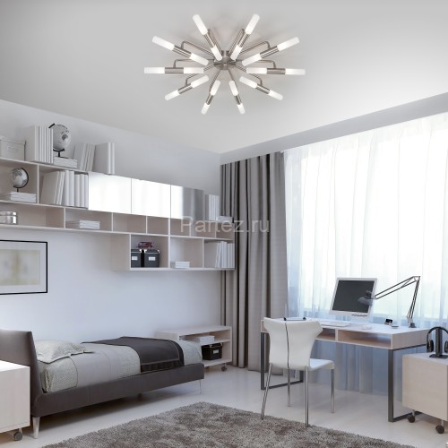 Потолочная люстра Bogate's 347 никель