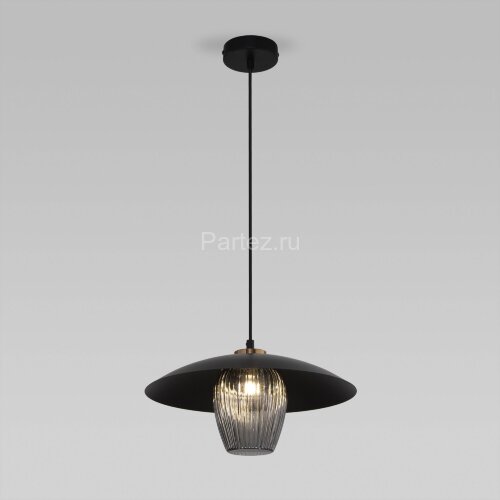 Подвесной светильник Eurosvet 50259/1 черный/дымчатый