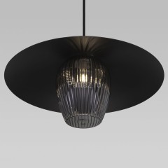 Подвесной светильник Eurosvet 50259/1 черный/дымчатый