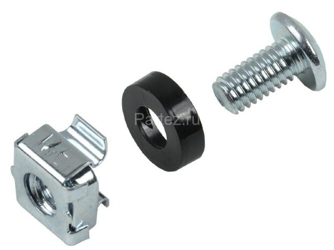 Набор винта с головкой под крестовую отвертку встраиваемая гайка для крепления на 19дюйм профиль (уп