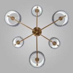 Потолочная люстра Eurosvet 60162/6 латунь