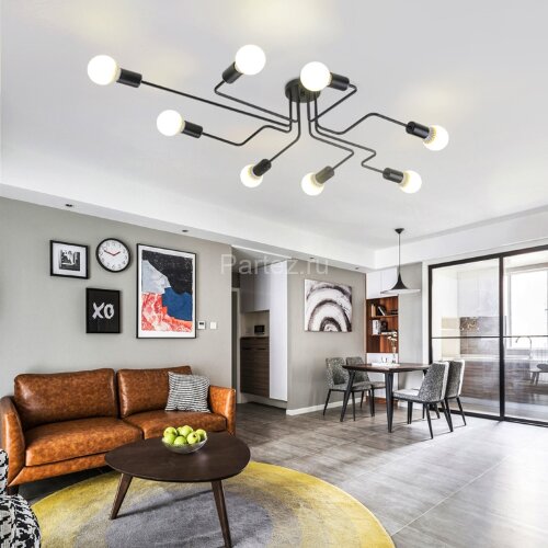 Потолочная люстра ImperiumLoft SCHEME_BLACK_01