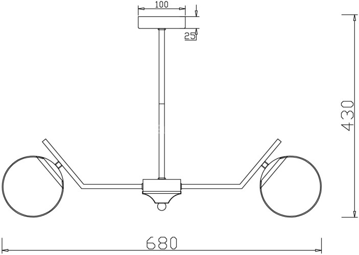 Потолочная люстра Freya FR5173PL-06BS