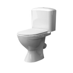 Унитаз-компакт КЕРАМИН Капри мягкое сиденье Инкоэр однорежимн белый с1 (CS00077198)