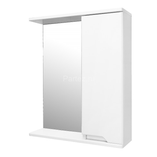 Зеркало-шкаф Loranto Палермо 550х150х700 правый, белый (CS00092513)