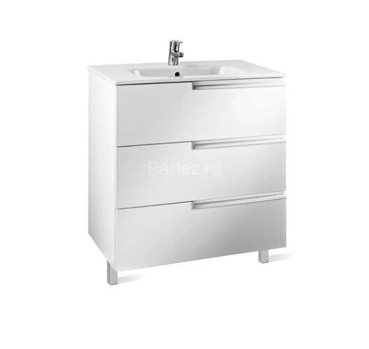 Модуль под раковину Roca Victoria Nord Ice Edition, 80*46*74 см, белый (ZRU9302835)