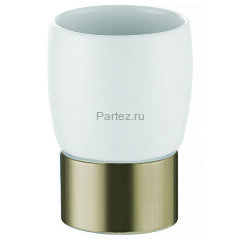 Стакан керамический Azario ELVIA настольный, бронза (AZ-126-A)