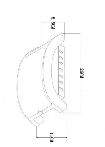 Настенный светильник Arte Lamp A6462AP-1CK