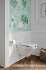 Унитаз подвесной Jacob Delafon Modern Life безободковый с креплениями в комплекте, белый (E77725-0)