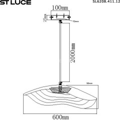 Подвесной светильник ST Luce SL6208.411.12