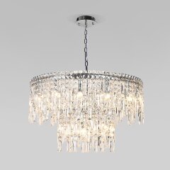Подвесная люстра Eurosvet 60160 хром