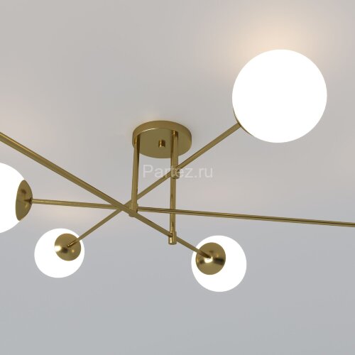 Потолочная люстра Eurosvet 30181/6 латунь