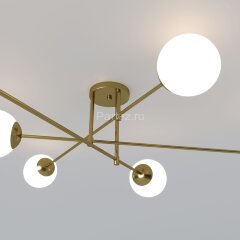 Потолочная люстра Eurosvet 30181/6 латунь