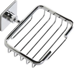 Мыльница Fixsen Square, Хром (FX-93109)