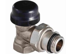 Клапан термостатический угловой с преднастройкой 3/4" VALTEC