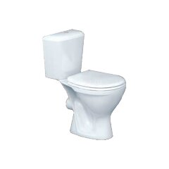 Унитаз-компакт Santeri Pro с бачком, с сиденьем, белый (1.P215.5.S00.00B.F)