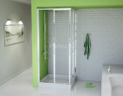 Душевой поддон BLB 90х90х16 стальной квадратный