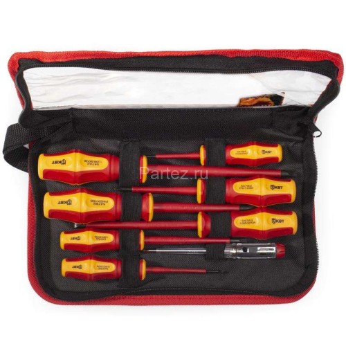 Набор диэлектрических отверток "Профи" НИО-08 КВТ 78619