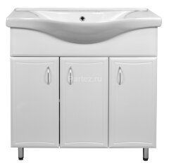 Комплект тумба Коралл-80 (800х860х460) с раковиной Basic 80 (CS00070578)