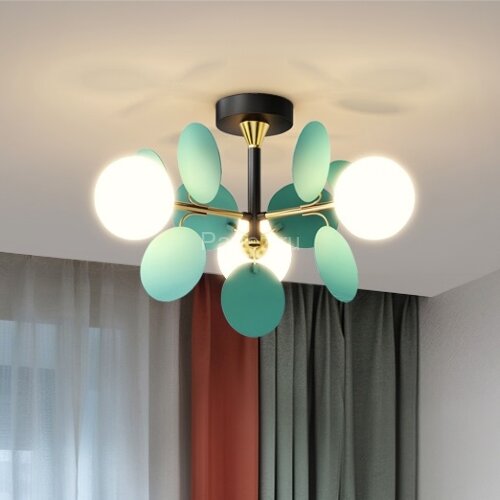 Потолочная люстра ImperiumLoft matisse-blue01