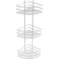 Полка корзина Fixsen угловая, трехэтажная, хром (FX-710-3)