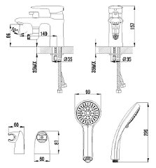 Смеситель Lemark Status LM4415C на борт ванны