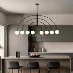 Потолочная люстра Eurosvet 30179/8 черный