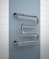 Полотенцесушитель водяной Маргроид М-образный "Вид 38" 50х50, хром