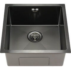 Мойка 4545 MELANA ProfLine 1,2/220 САТИН ГРАФИТ врезная квадратная D4545HB
